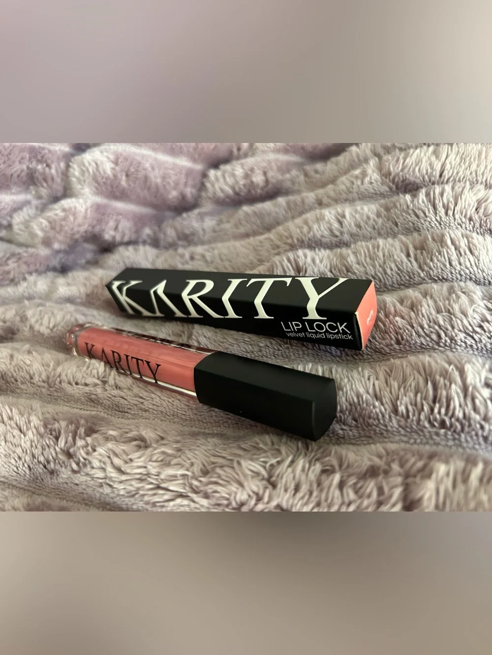 NIB Karity Lip Lock Velvet Liquid Lipstick - Purty